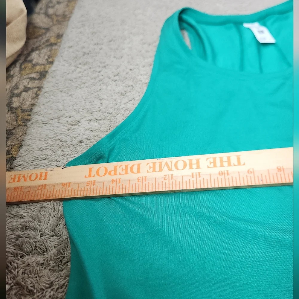 Women's Green Racerback Tank Top - All In Motion - S - Picture 7 of 7
